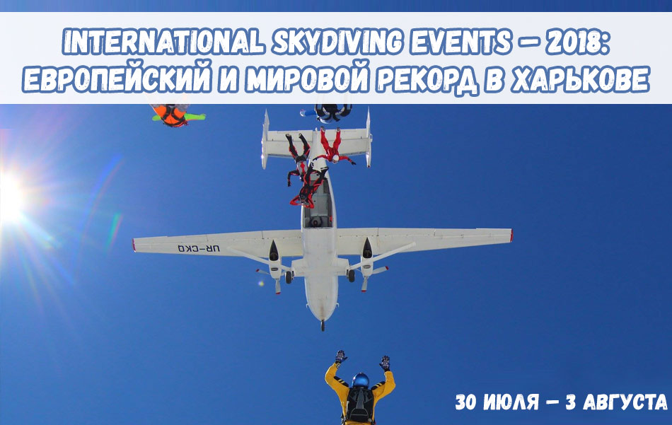 International Skydiving Events – 2018
