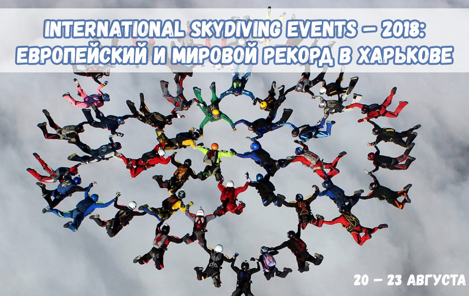 International Skydiving Events – 2018